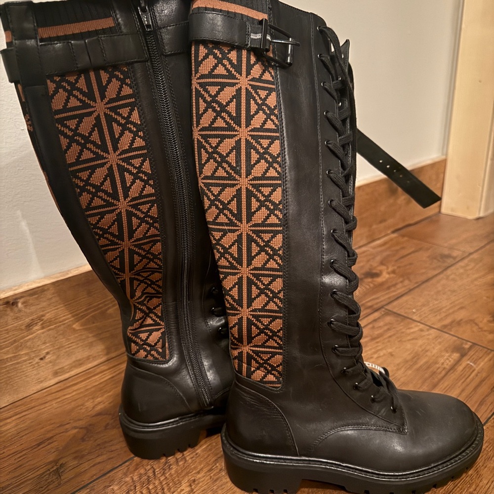Antonio Melani - Stylish Black and Brown Women's Boots